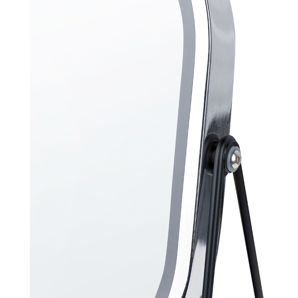 Lusterko kosmetyczne LED 20 x 22 cm srebrne DORDOGNE