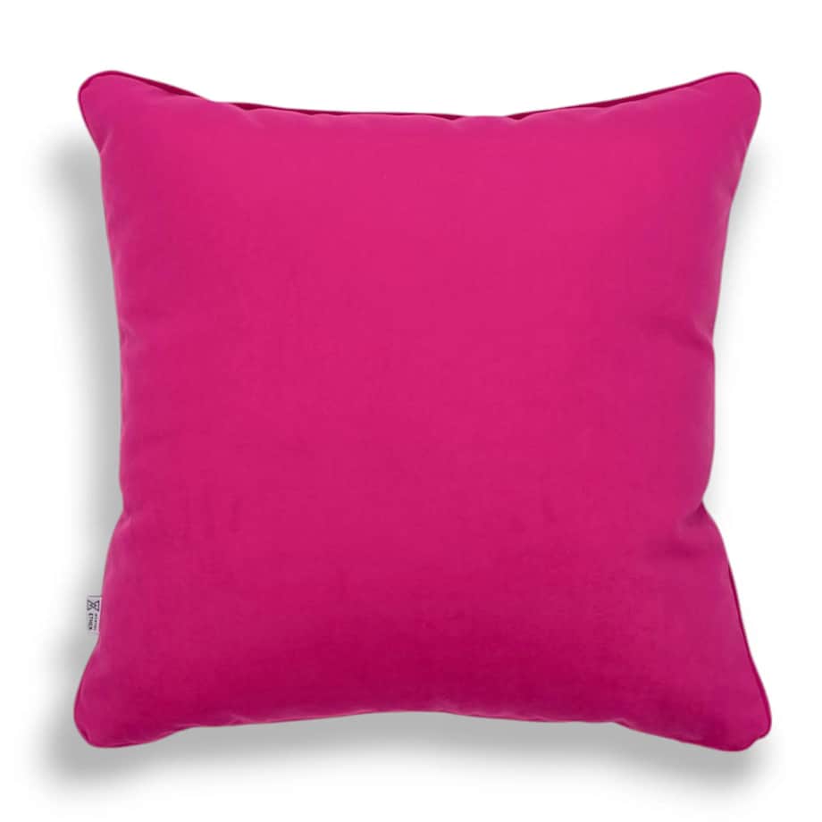 Różowa poduszka ozdobna 45x45 cm Darsi - fuksja