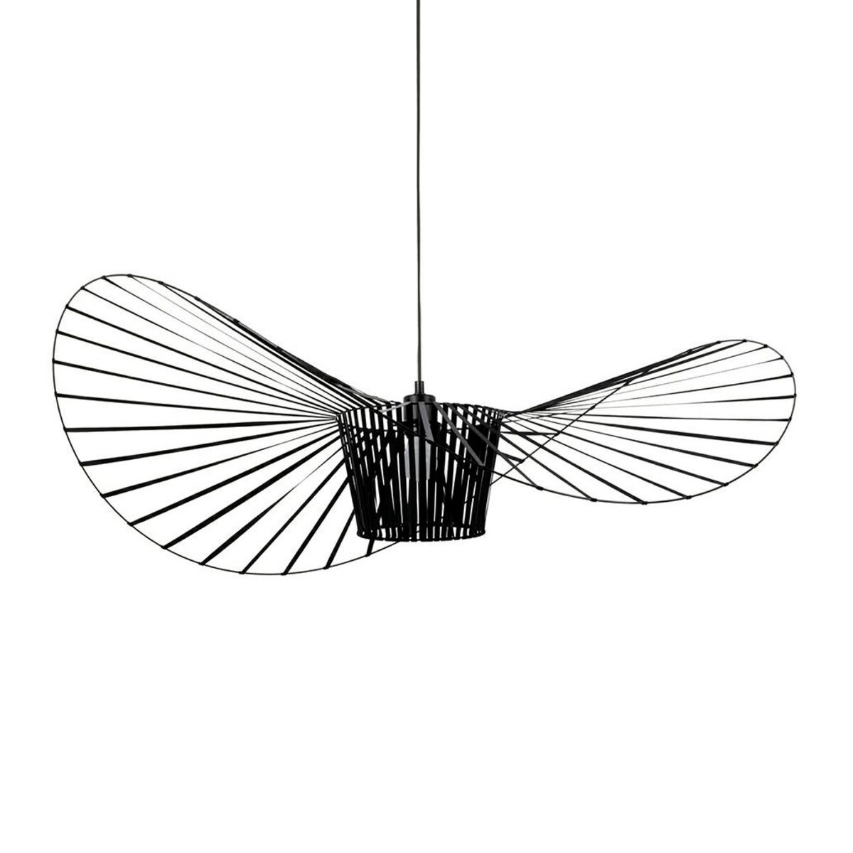 Abażurowa lampa wisząca Capello DW8098/M King Home czarna do pokoju nad stół