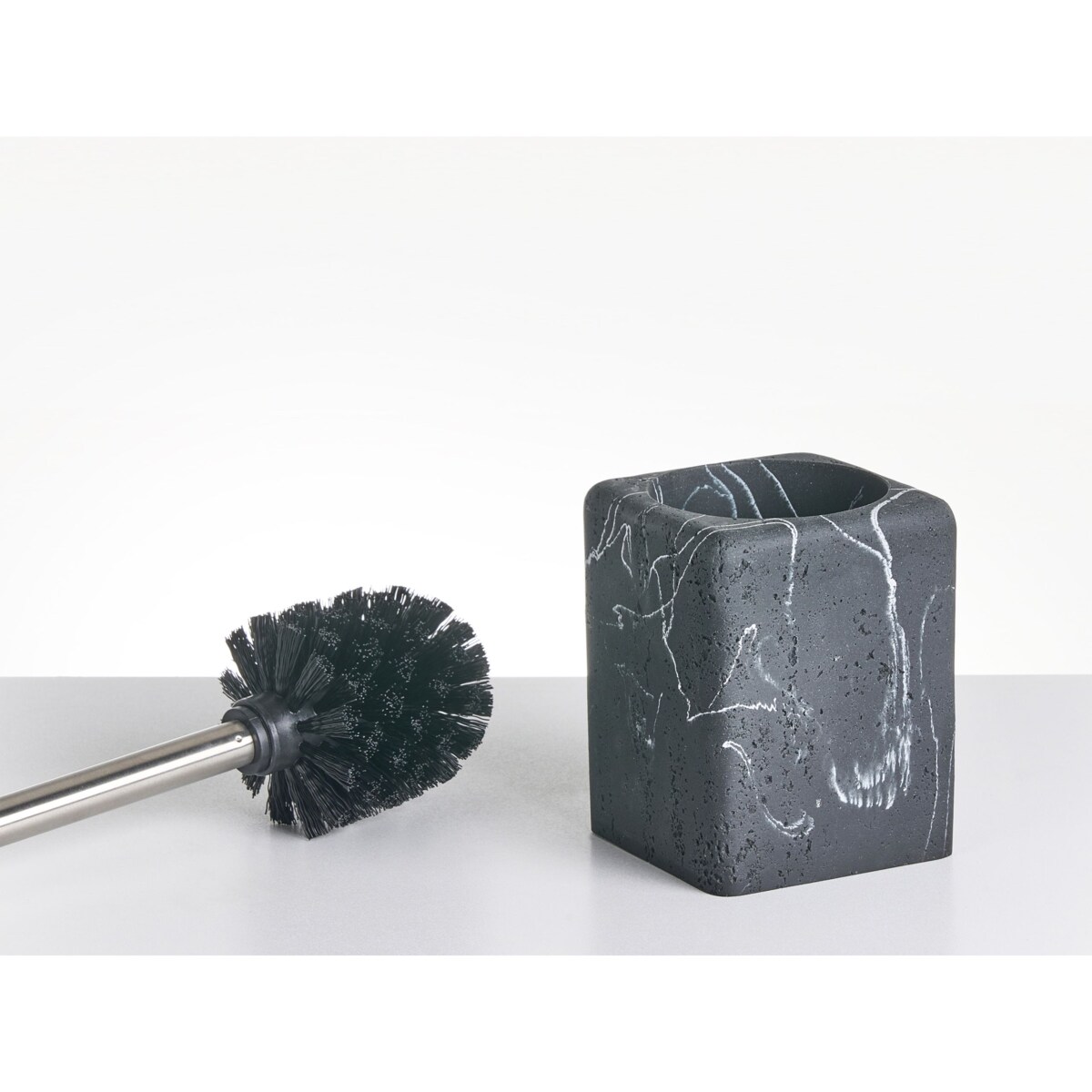 Zestaw akcesoriów łazienkowych 5 elementów VILCANOTA Czarny marmur