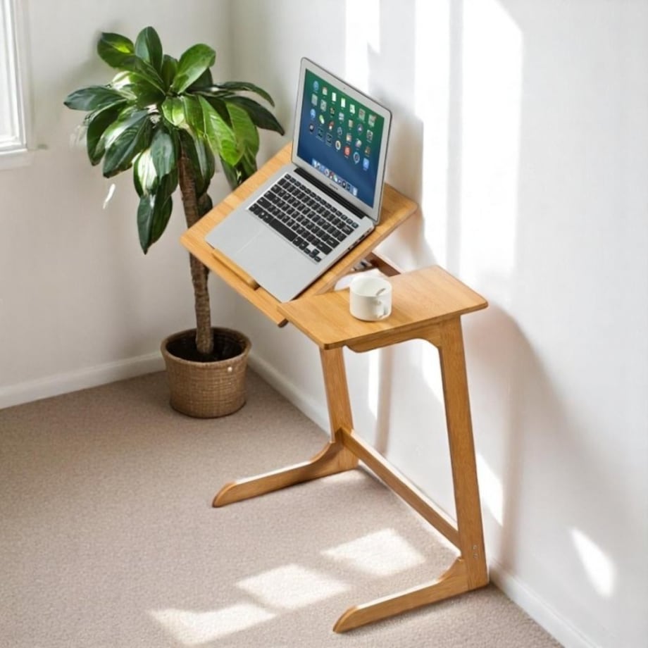 Wielofunkcyjne biurko stolik pod laptop tablet, składane 60 x 35 cm STL21