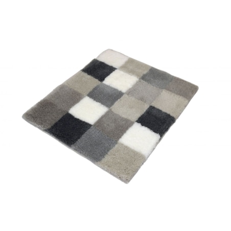 Kleine Wolke Caro Dywanik łazienkowy szary 55x 65 cm