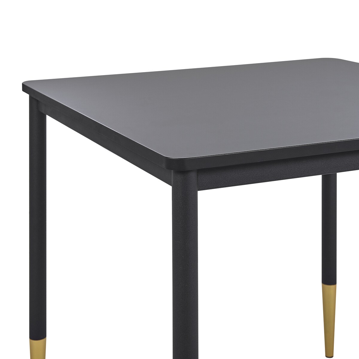 Stół do jadalni SHALFORD Czarny 80 cm 80 cm