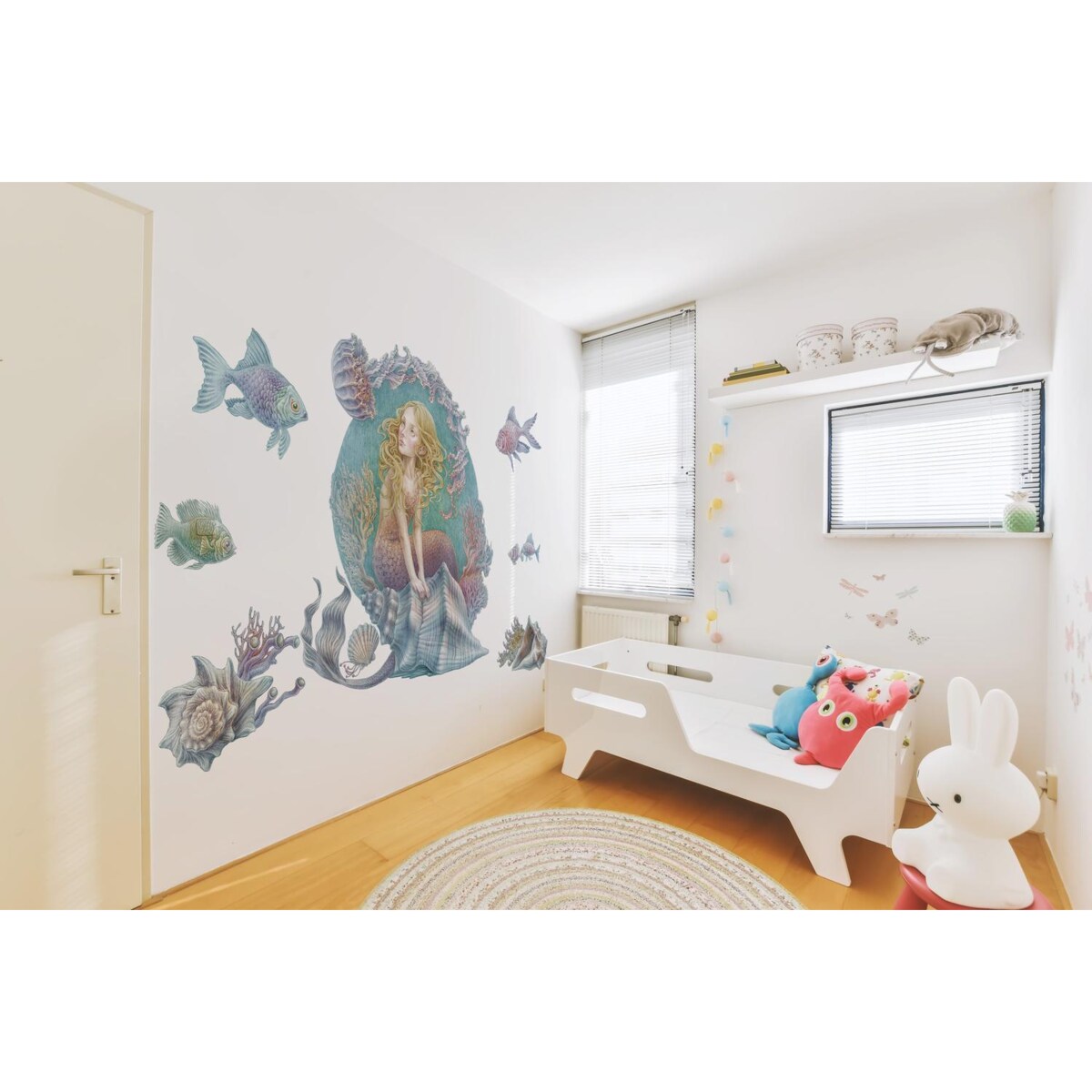 Zestaw naklejek na ścianę, Syrenie opowieści, 130cm