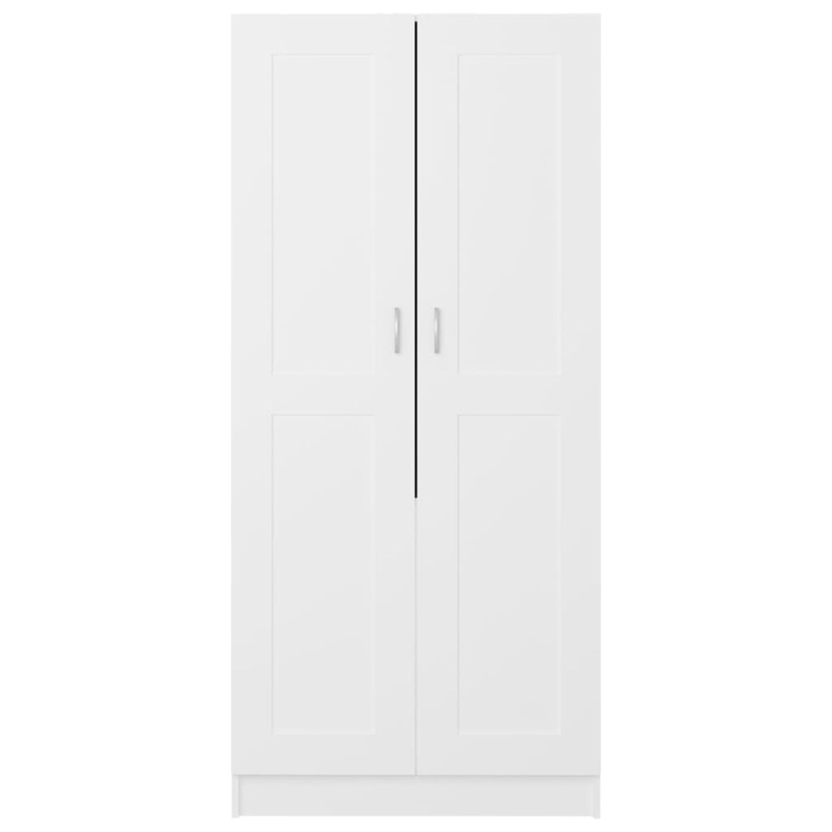 vidaXL Szafa, biała, 82,5x51,5x180 cm, materiał drewnopochodny