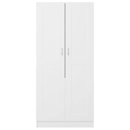 vidaXL Szafa, biała, 82,5x51,5x180 cm, materiał drewnopochodny