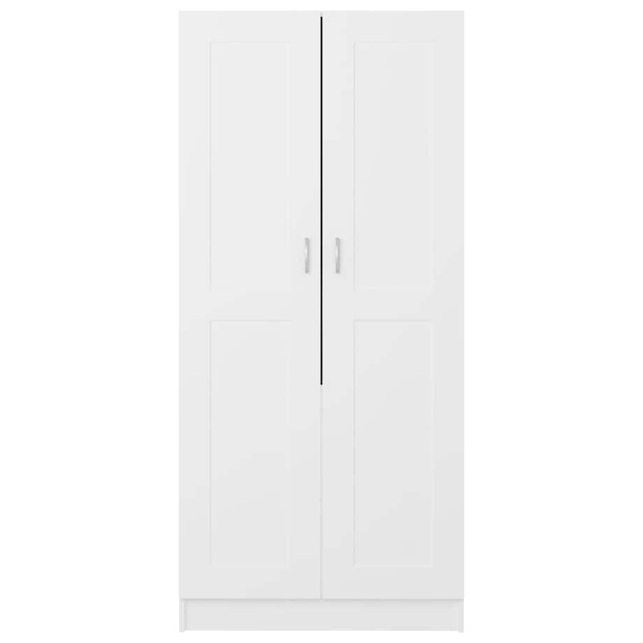 vidaXL Szafa, biała, 82,5x51,5x180 cm, materiał drewnopochodny