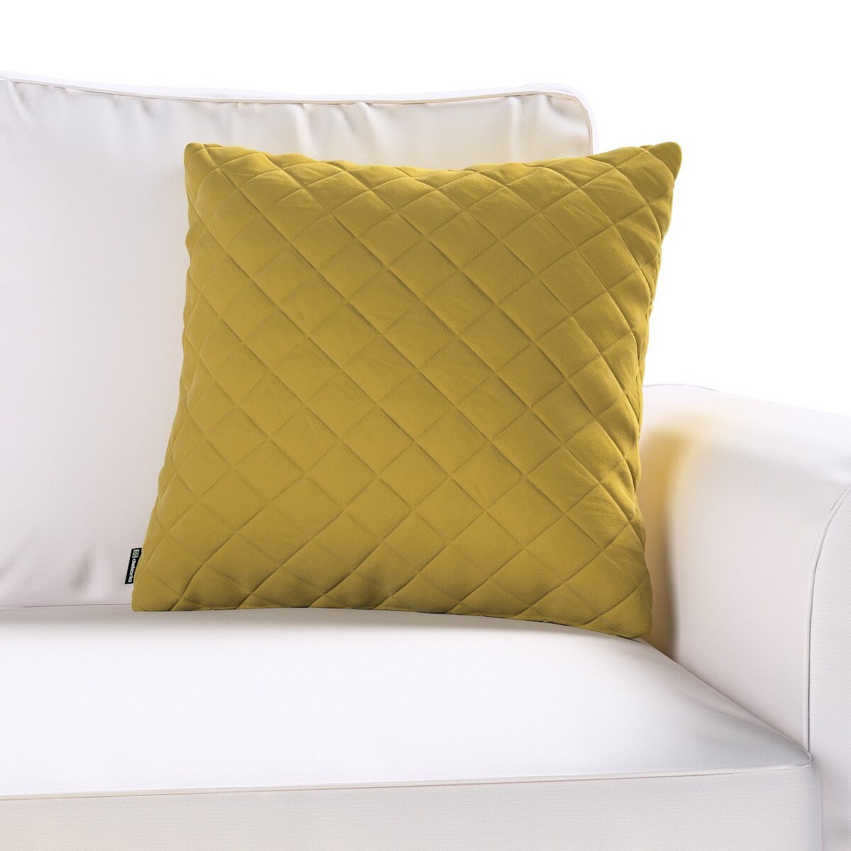 Poszewka Kinga pikowana 43 x 43 cm 43x43 oliwkowy zielony