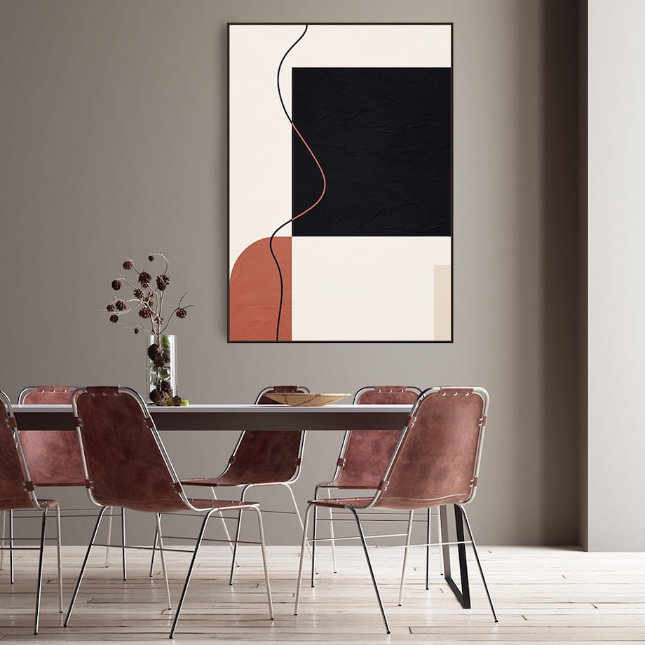 plakat geometric shapes 2 21x30 cm