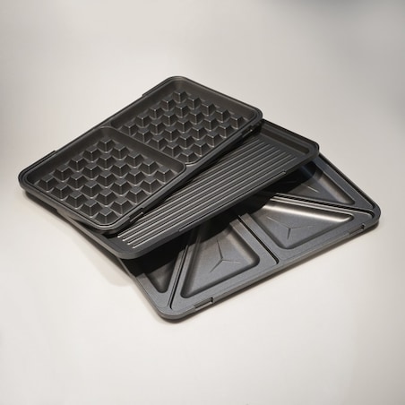Opiekacz 3 w 1, 900W, , wymienne wkłady, gofry kanapki grill, TIROSS