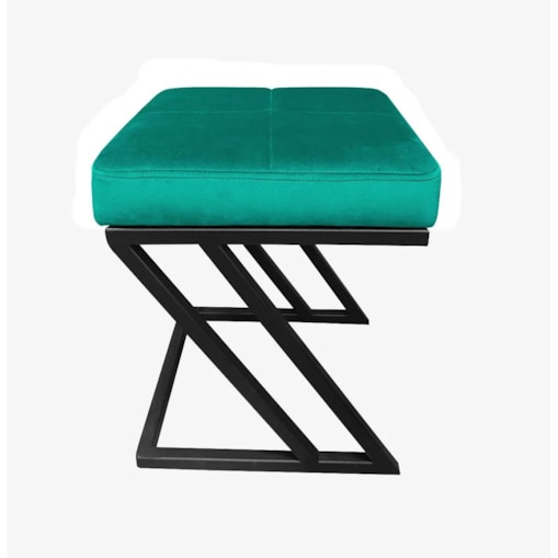 Pufa ZAZU MG VELVET morska