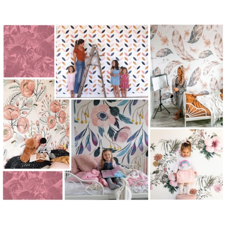 Tapeta Jesienne zawilce, 416x254cm