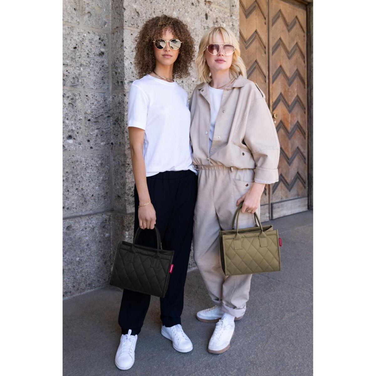 Torba DAILY SHOPPER XS, rhombus olive