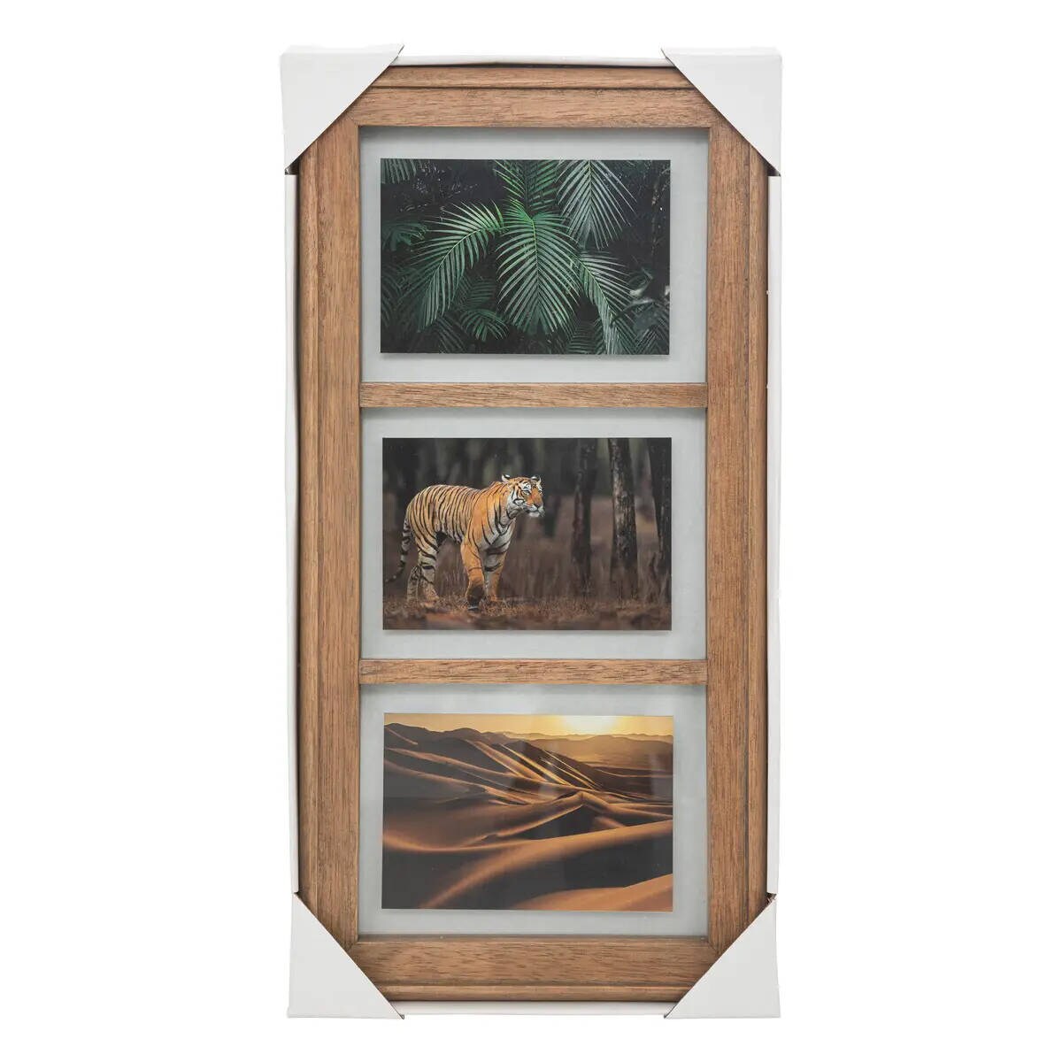 Multirama drewniana ELIOTT, 3 x 10 x 15 cm