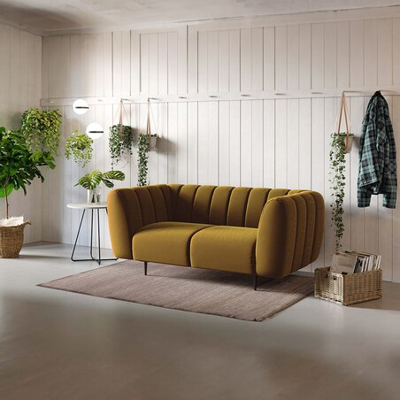 Shel Sofa 2-osobowa - miodowa