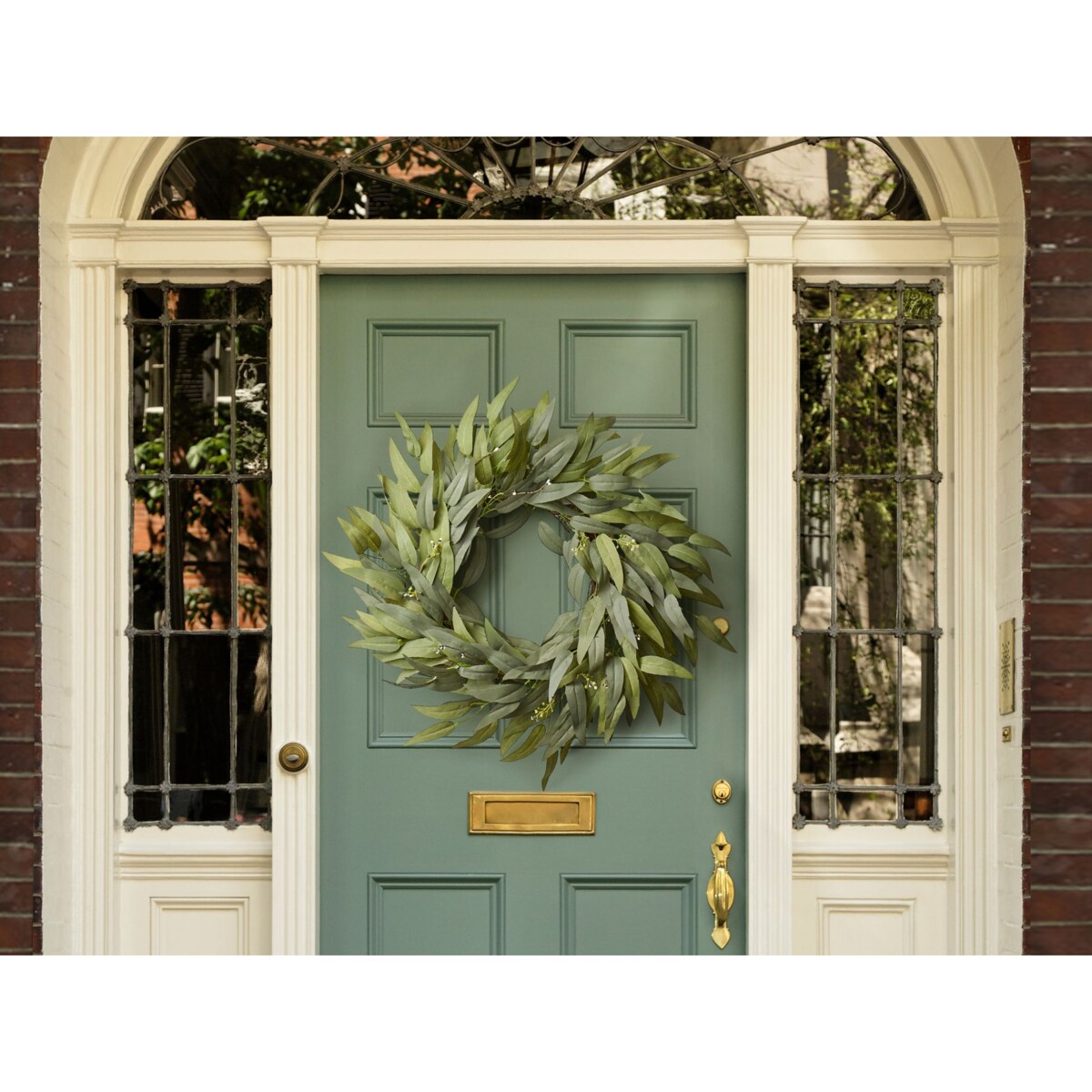 Wieniec dekoracyjny 65 cm zielony GAMRUN