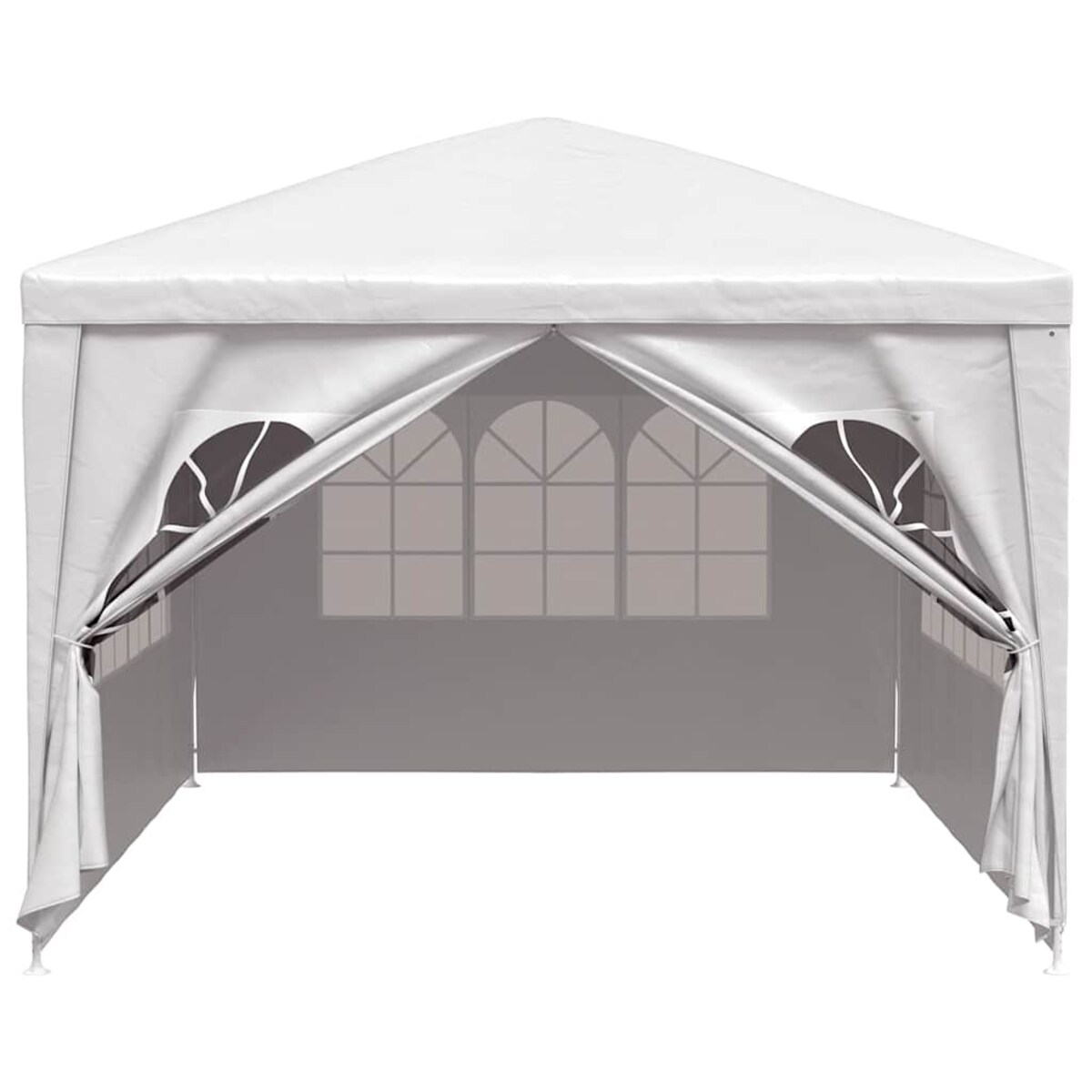 vidaXL Namiot imprezowy, 3 x 4 m, biały