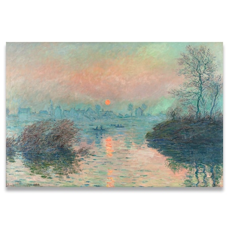 obraz Słońce nad Sekwaną w Lavacourt Claude Monet 40cm /60cm