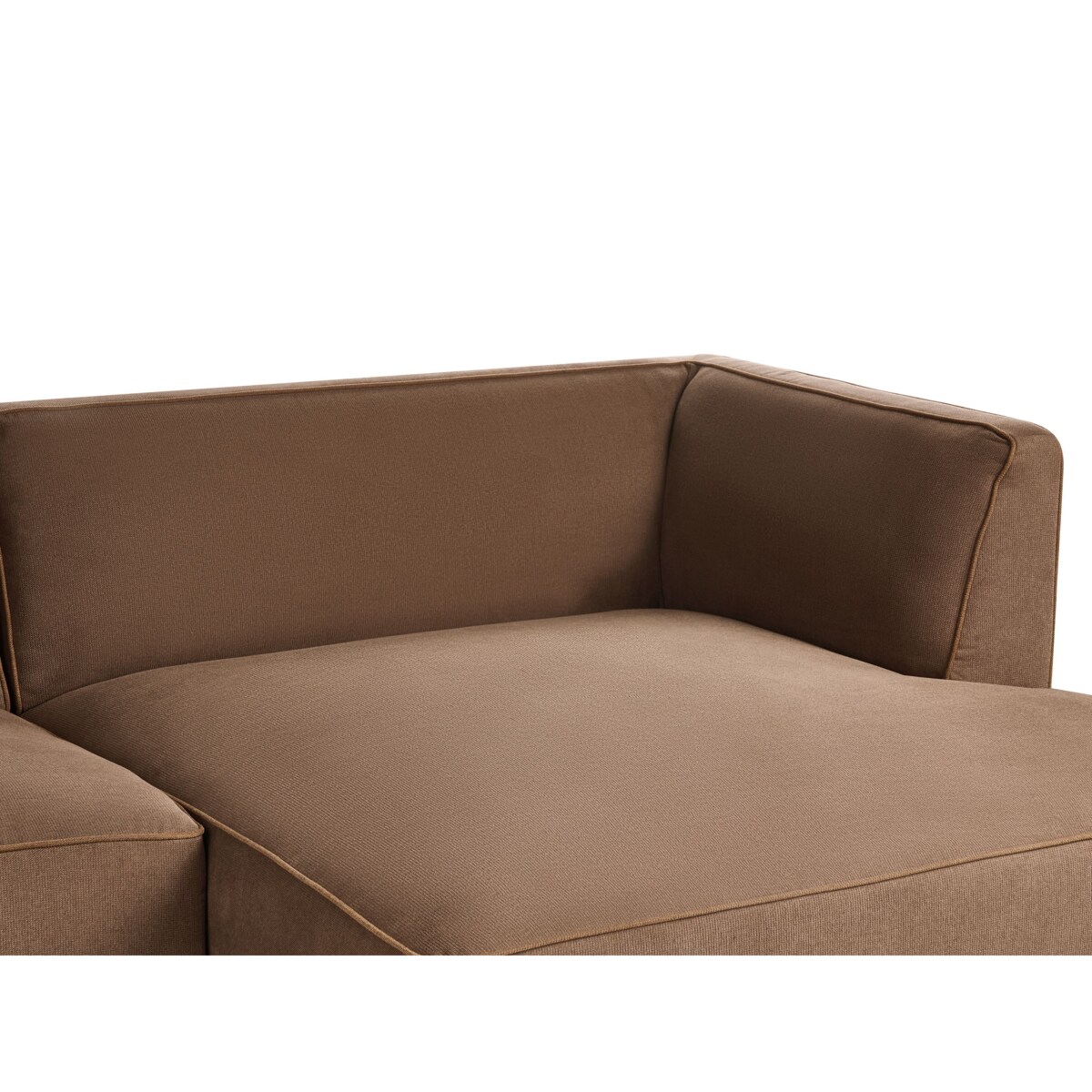 Narożnik dla 3 osób SATER Brązowy Lewostronny