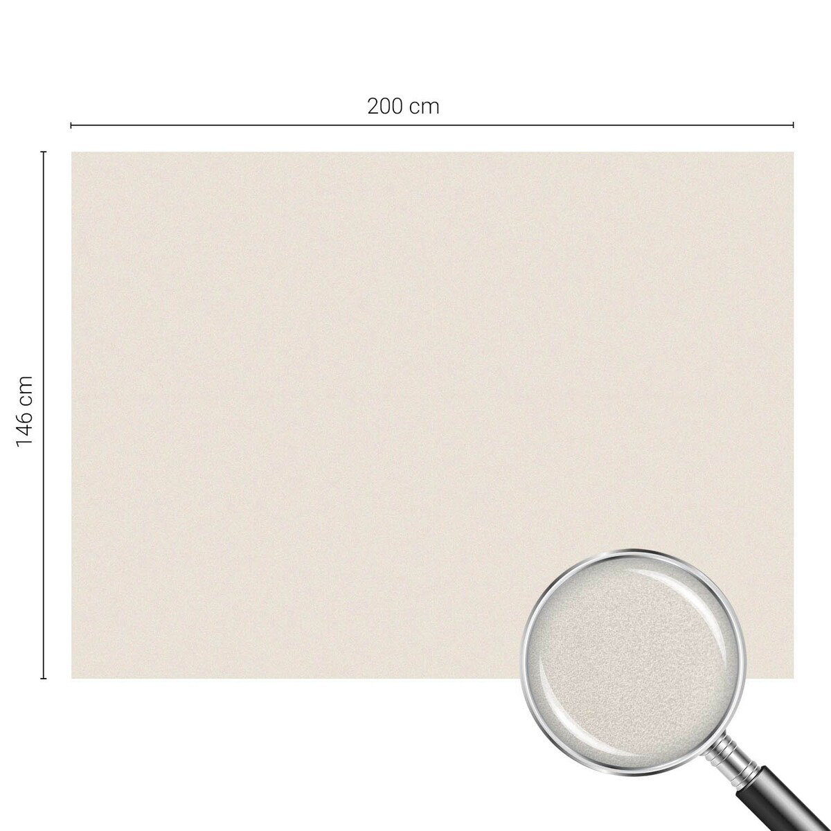 Naklejka okienna dekoracyjna - Beżowy jednolity odcień minimalizm elegancja - 200x146 cm