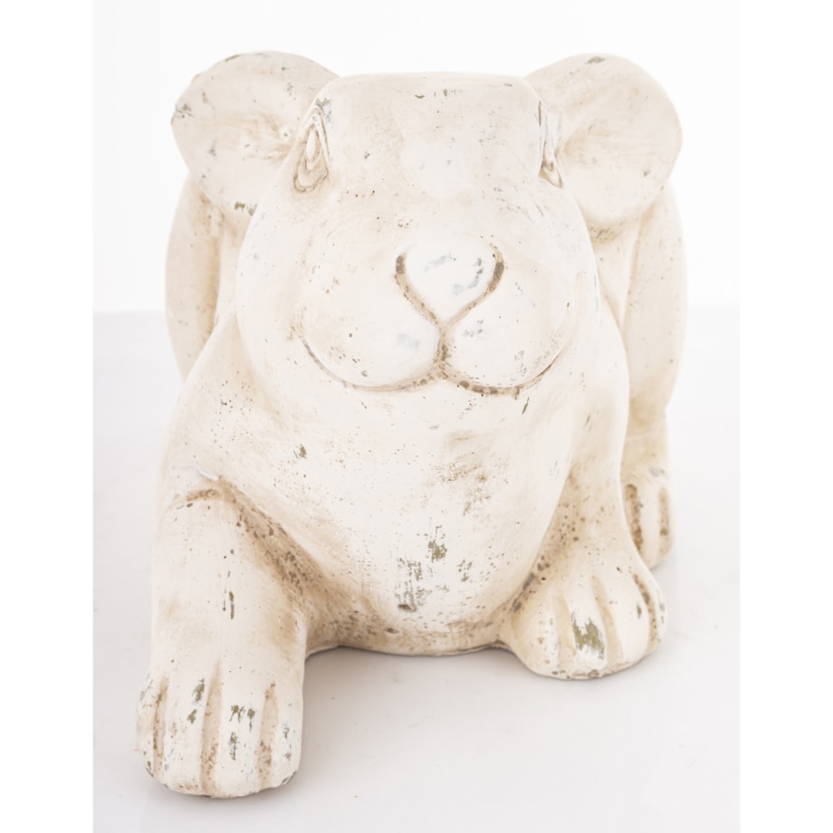 Osłonka ceramiczna 15x13x22 cm KRÓLIK kremowy