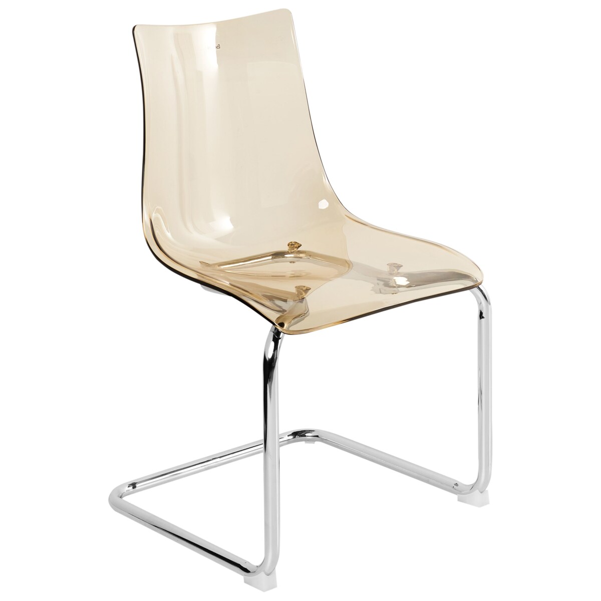 Zestaw 2 krzeseł do jadalni MARSHALL Pomarańczowy