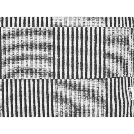 Puf bawełniany 40 x 40 x 40 cm czarno-biały PANDRAN
