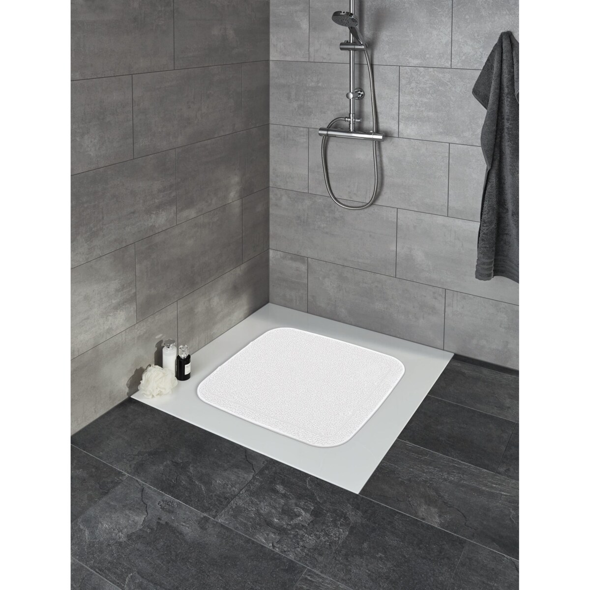 Kleine Wolke Java-Plus Mata bezpieczeństwa pod prysznic biały 55x 55 cm premium bez PVC