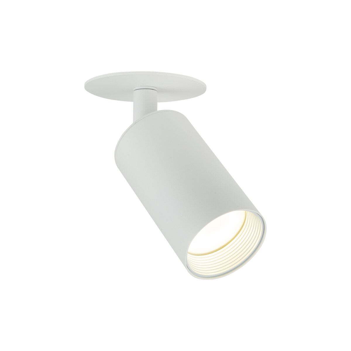 Lampa spot podtynkowa TK Lighting AMIS WHITE 10810 GU10 biała ze złotym akcentem regulowany reflektor sufitowy
