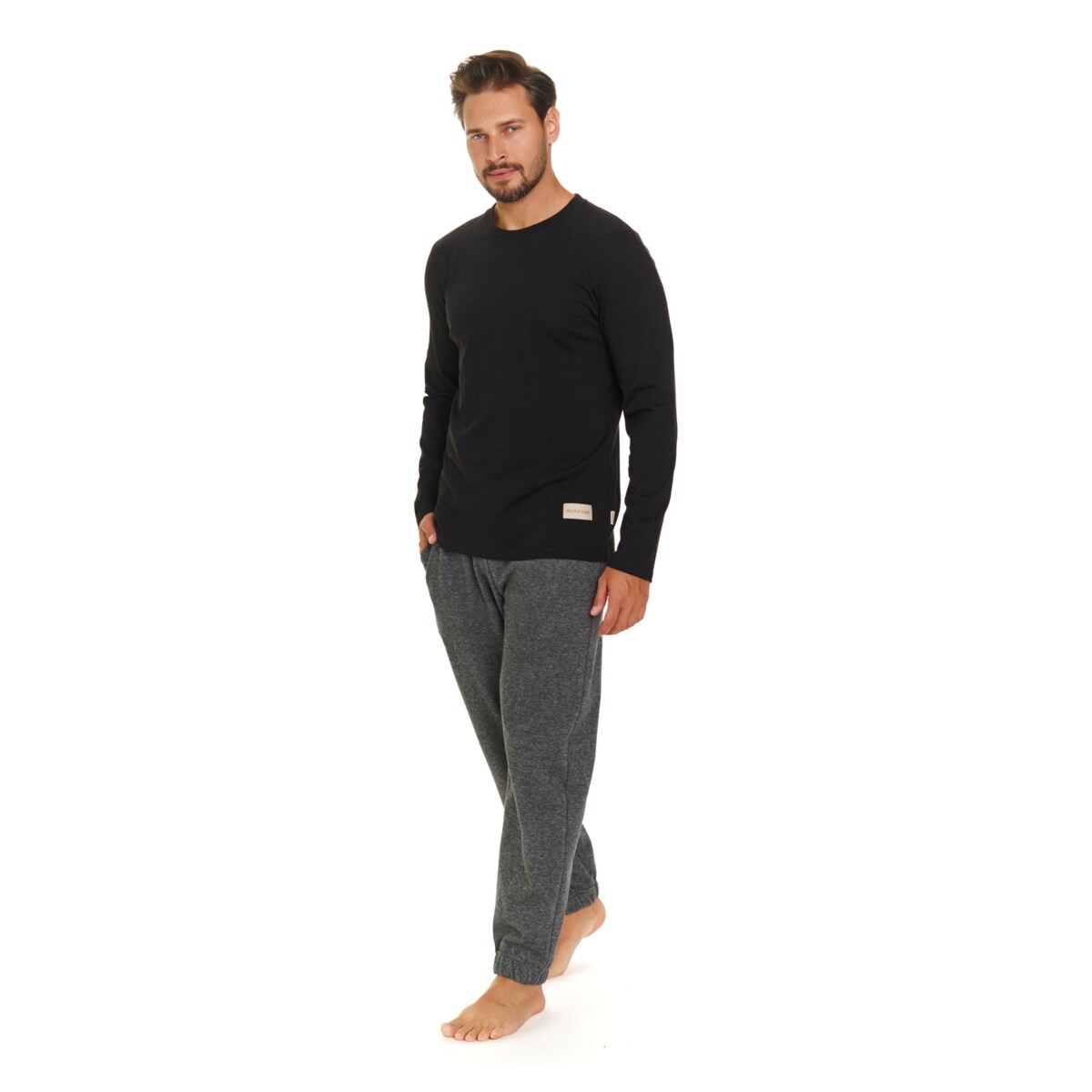 Piżama kolor szary PMB.7140.TWILL - S