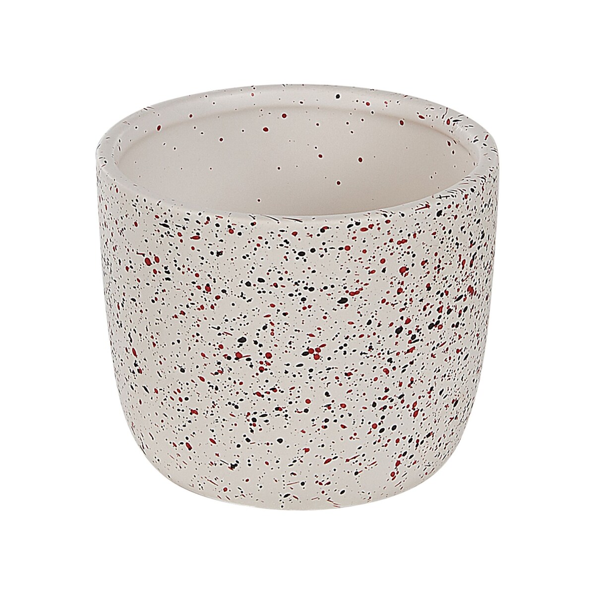 6-częściowy zestaw akcesoriów łazienkowych ceramiczny biały PALMILLA