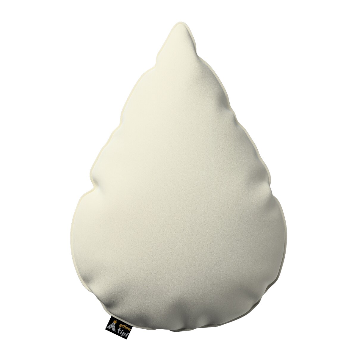 Poduszka Sweet Drop, śmietankowa biel, 55x15x35cm, Posh Velvet