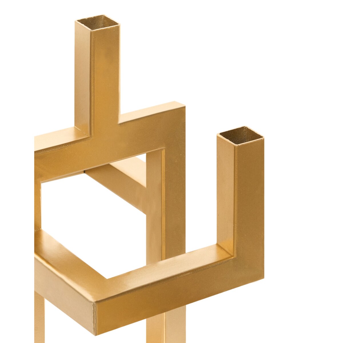 Świecznik RAPOSO Metal 30 cm Złoty