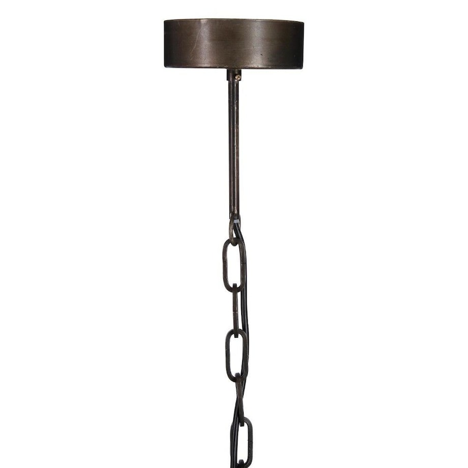 Podwójna lampa sufitowa - metal, szkło 103 x 25 x 193 cm