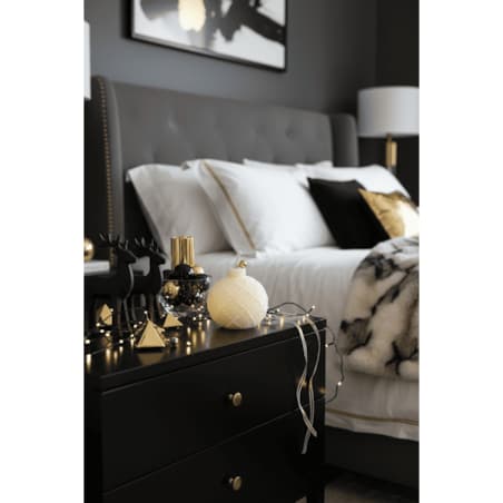 Świeca bombka Koralik z wosku sojowego – dekoracja świąteczna