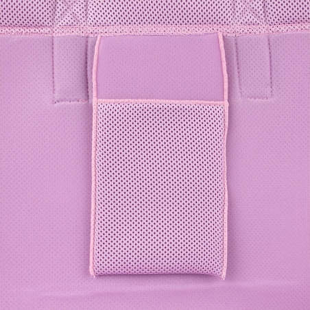 Torba plażowa różowa z granatową rączką 45×33 cm