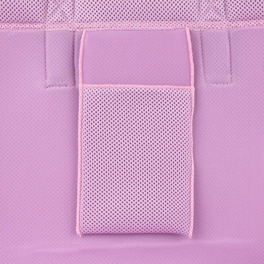 Torba plażowa różowa z granatową rączką 45×33 cm