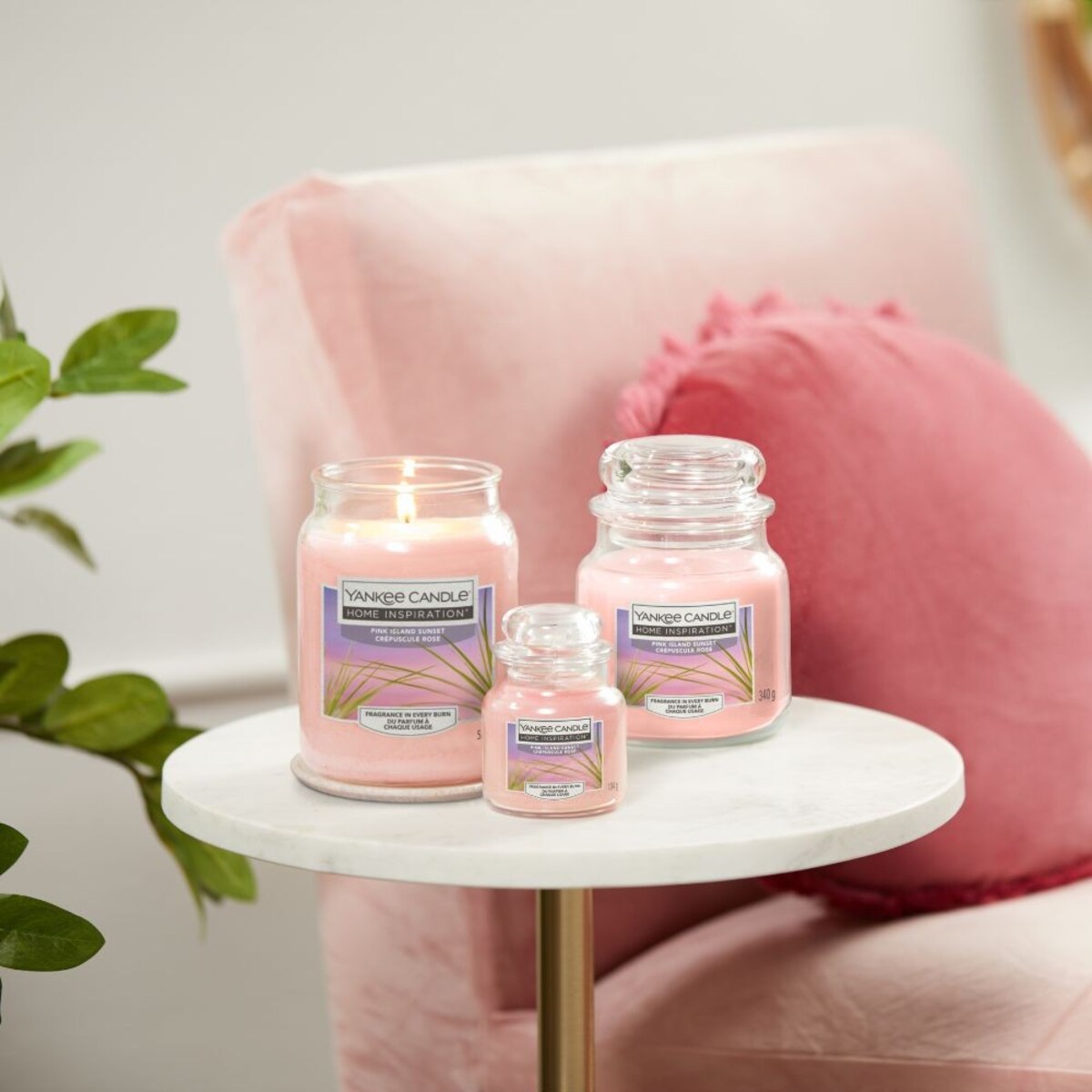 Home Inspiration świeca duża PINK ISLAND SUNSET