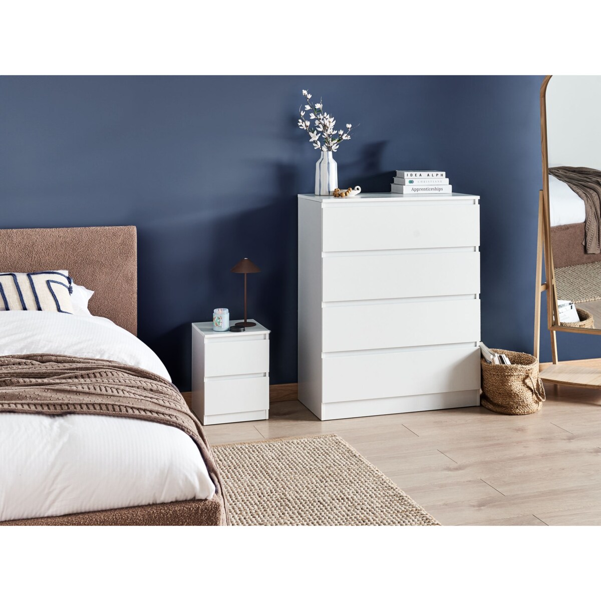 Komoda 4 szuflady WINNIPEG Biały