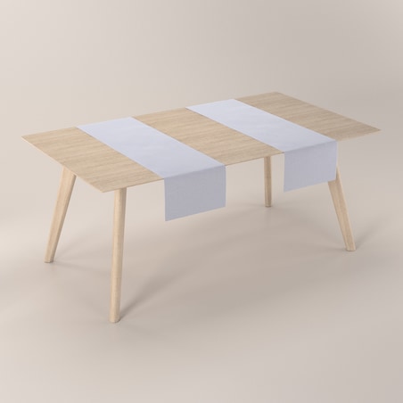 Bieżnik prostokątny 40x130 srebrzysty szary