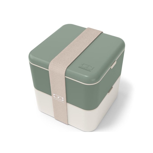Lunchbox Natural Green Bento Square, 1700 ml, Monbento