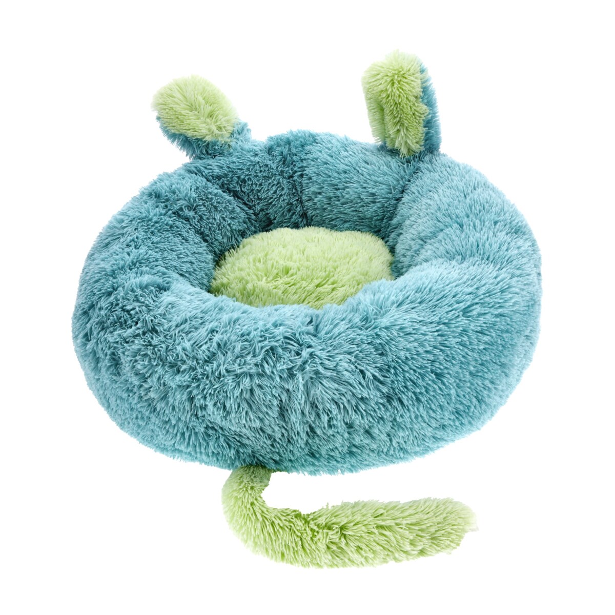 Legowisko dla psa POSŁANIE kojec okrągłe MIĘKKIE poduszka 80x80 cm WŁOCHATE