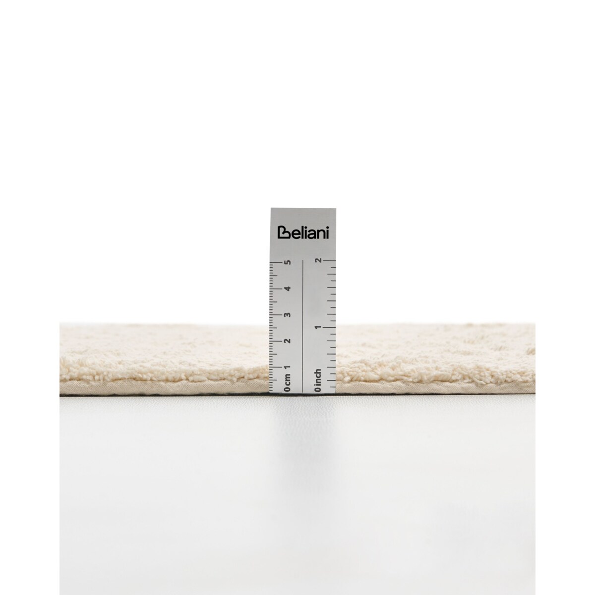 Dywanik łazienkowy GOELA Złamana biel 60 x 90 cm Bawełna