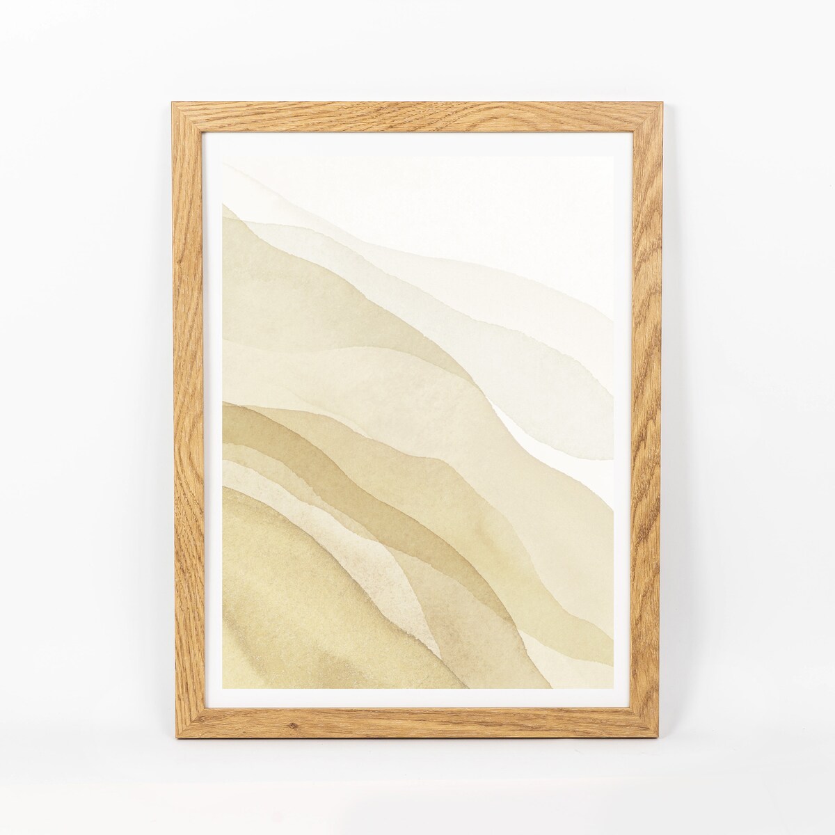 Ramka na zdjęcia 30x40 cm dębowa rama MDF z plexi do powieszenia pion poziom klasyczna prostokątna ramka FRAMAI®