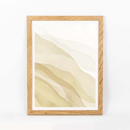 Ramka na zdjęcia 30x40 cm dębowa rama MDF z plexi do powieszenia pion poziom klasyczna prostokątna ramka FRAMAI®