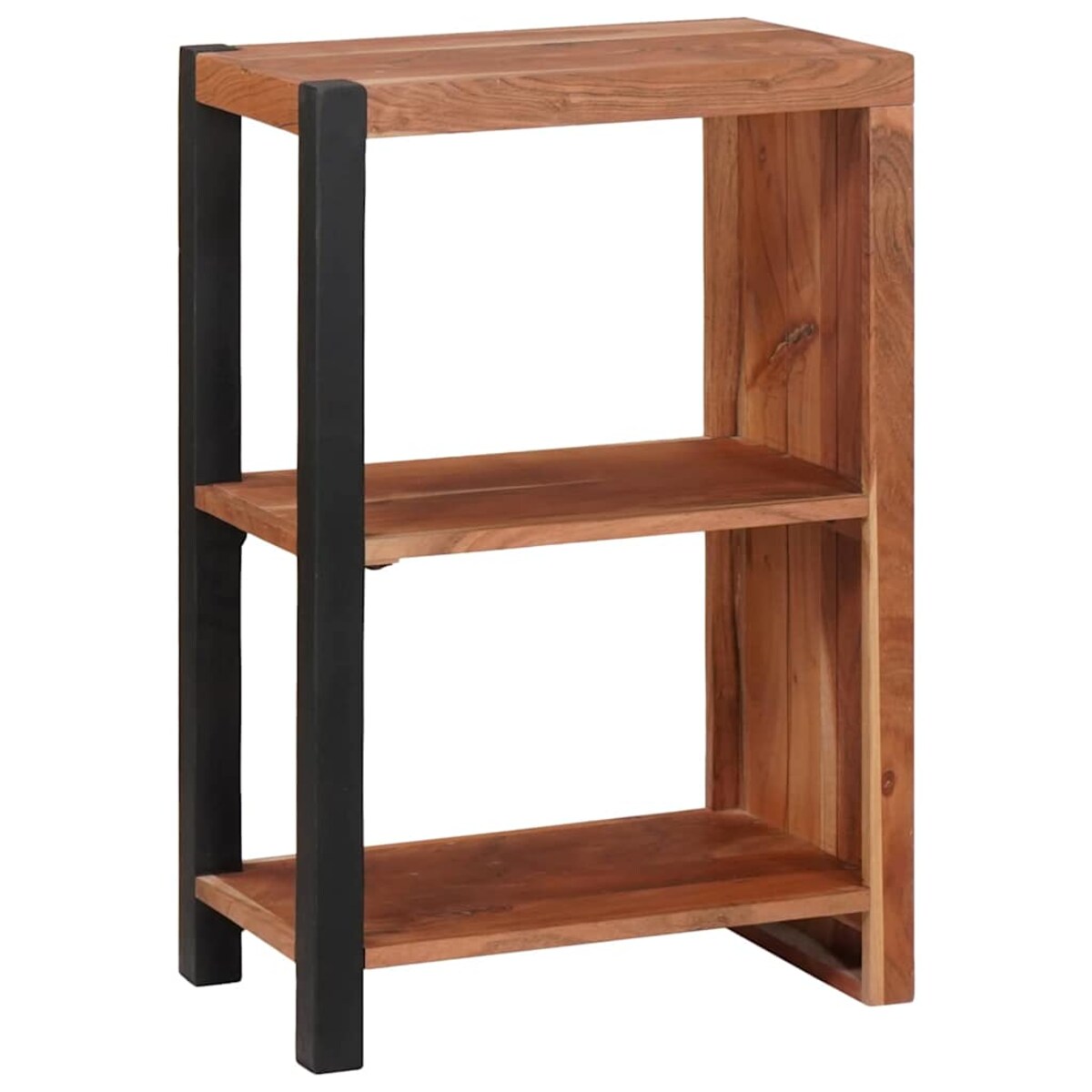 vidaXL Półka na książki Brązowy 50 x 30 x 75 cm Lite drewno akacjowe