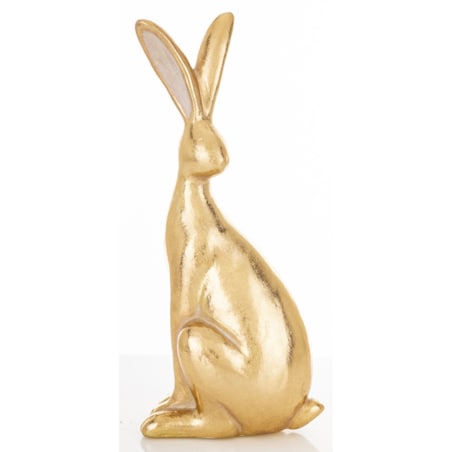 Dekoracja - złoty królik 24,5x8,5x10 cm SVELTA-2 small