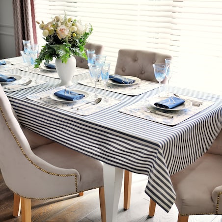 Poszewka w niebieskie paski Dandy Blue