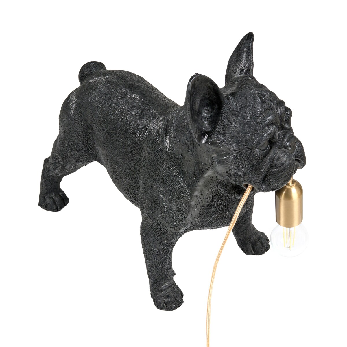 Lampa stołowa Pies BAXTER Czarny