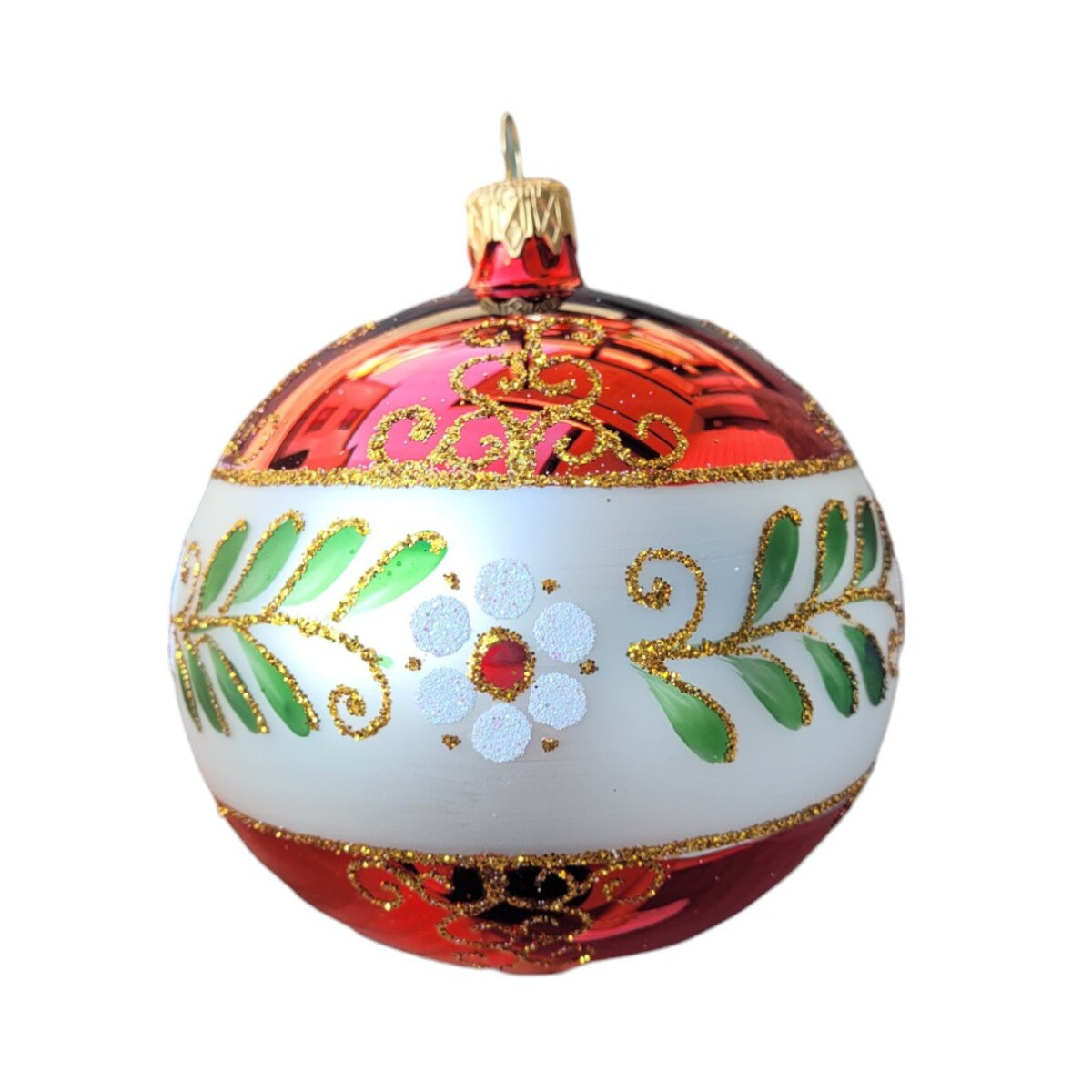 Bombka szklana 4 szt. POPOLARE Ø 100 mm